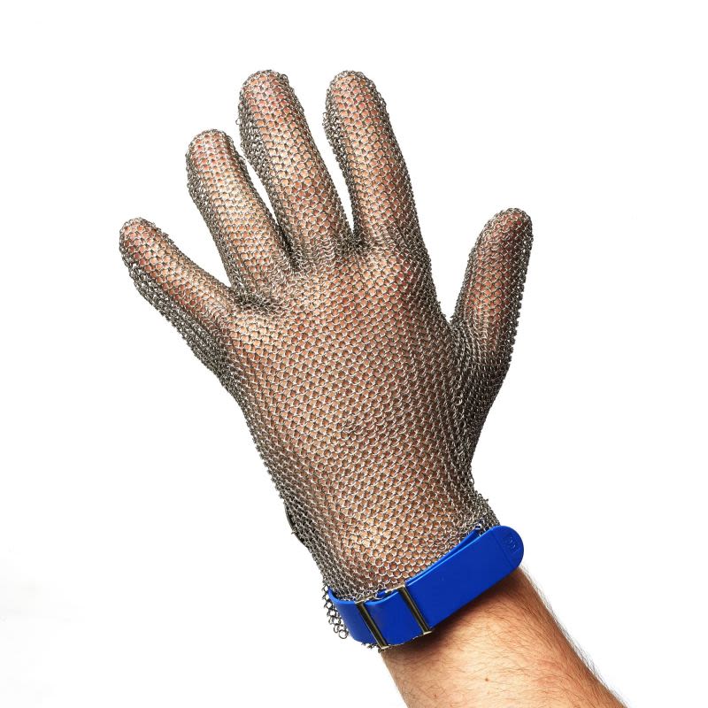 Manulatex Grey Cut Resistant, Food Cut Resistant Gloves, Size 7, Small, Stainless Steel Lining