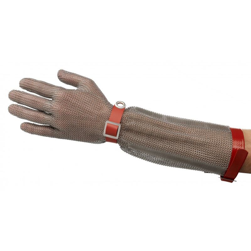 Manulatex Grey Cut Resistant, Food Cut Resistant Gloves, Size 8, Medium, Stainless Steel Lining