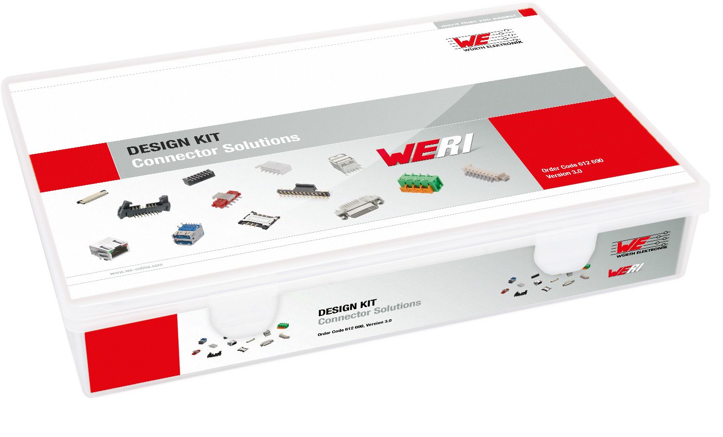 Connector Kit Containing Box Headers, Flat Cables, Flat Flexible Cable, IDC Flat Cable Connectors, Micro Power