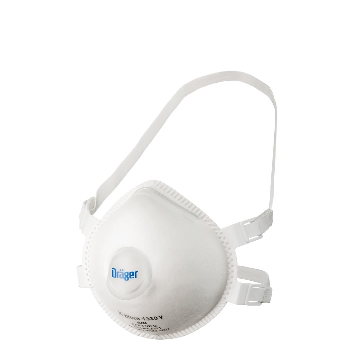 DRAEGER X-plore 1300 Series Disposable Respirator, FFP3, Valved, Moulded