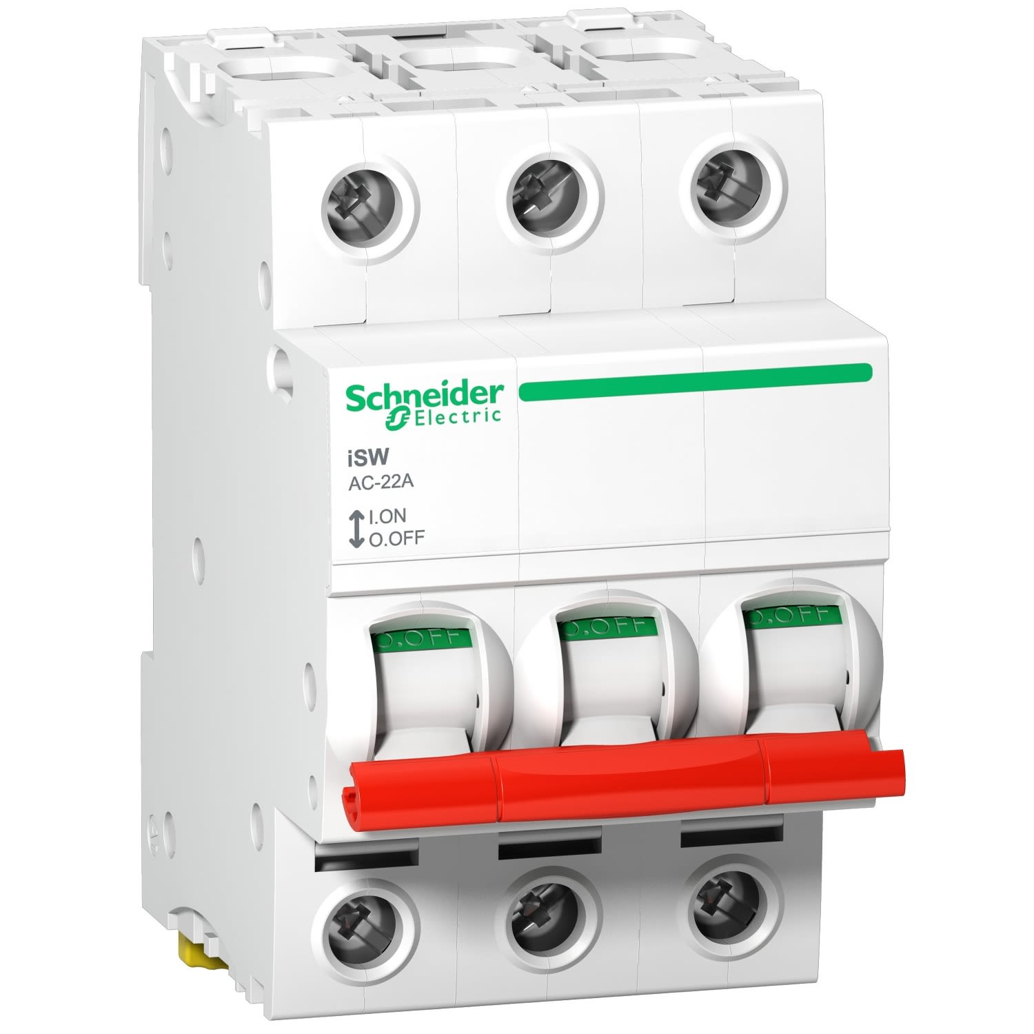 A9S66363 Schneider Electric 3P Pole DIN Rail Switch Disconnector