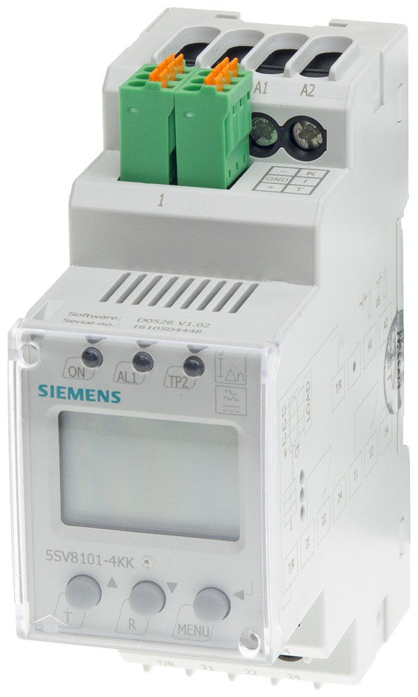 5SV81114KK Siemens Current Monitoring Relay, 1 Phase, DPDT RS