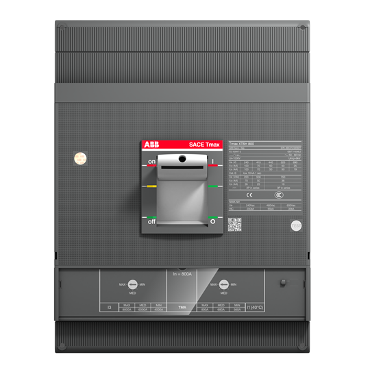 1SDA100718R1 XT6N 800 TMA 8008000 3pFF ABB, SACE Tmax XT MCCB Molded Case Circuit Breaker 3P