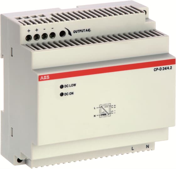 ABB CP-D DIN-skinnemonteret strømforsyning 24V