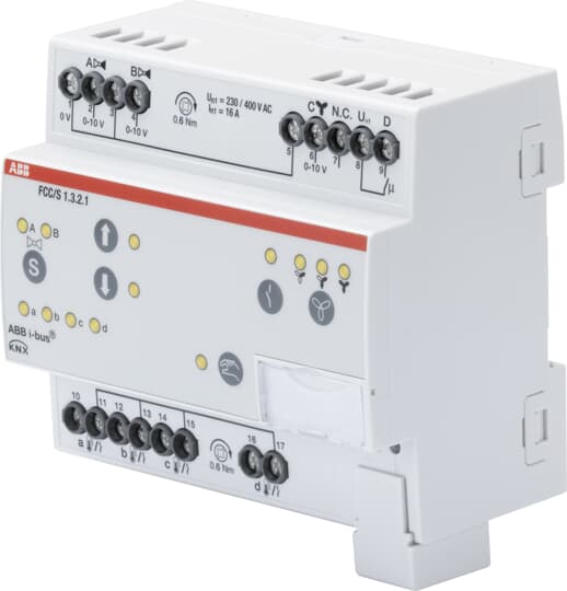 ABB FCC Series Fan Speed Controller for Use with Heating, Ventilation and Air Conditioning, 0 → 10 V, 16A Max