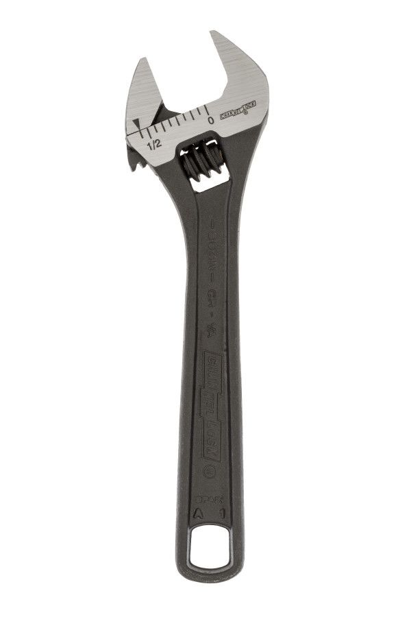 Channellock Adjustable Spanner, 114 mm Overall Length, 14mm Max Jaw Capacity