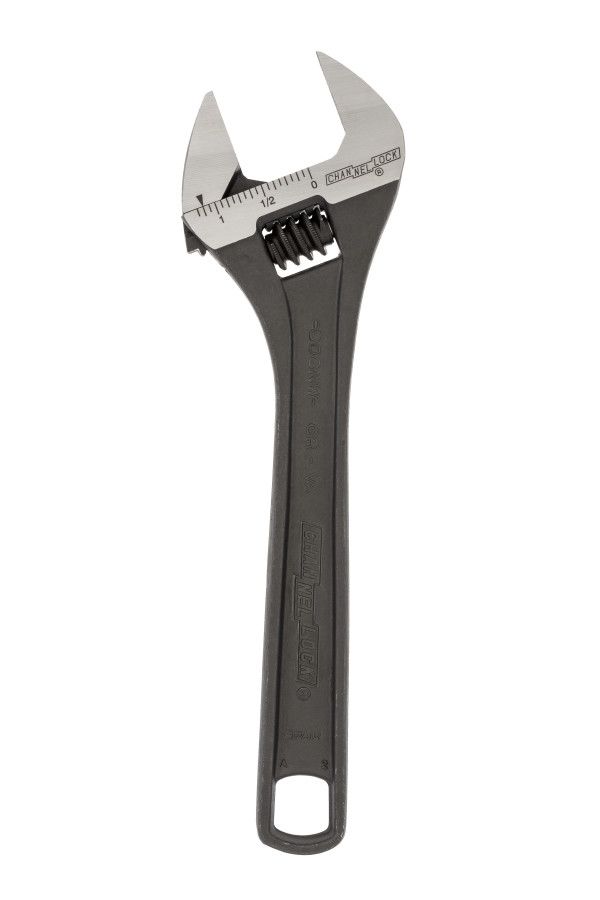 Channellock Adjustable Spanner, 203 mm Overall Length, 30mm Max Jaw Capacity