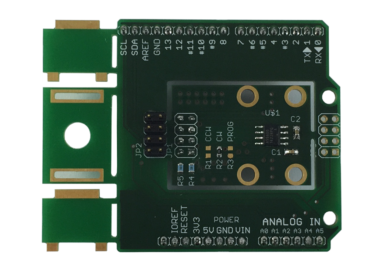 Shield Arduino AS5600-SO_POTUINO ams OSRAM, con Sensore di posizione