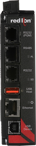 Acquisition de données Red Lion Da30D. Ethernet, RS232, USB