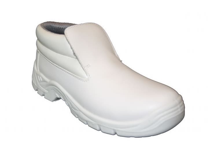 Reldeen R 603 White Steel Toe Capped Unisex Safety Boots, UK 7