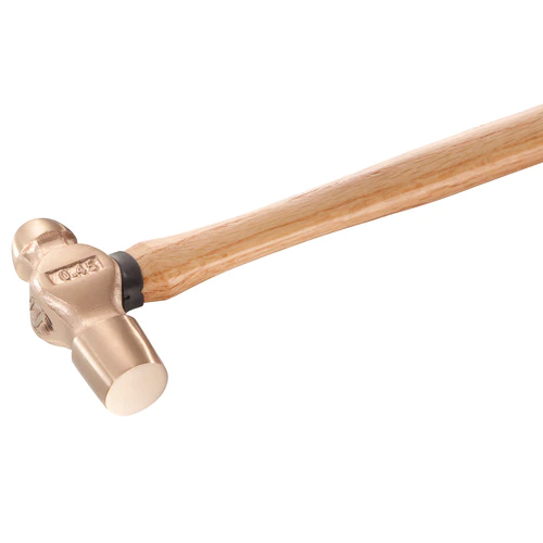 Facom Beryllium Copper Ball-Pein Hammer with Wood Handle, 500g