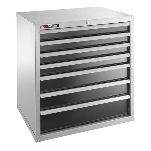 Facom Lockable Floor Standing Storage Cabinet, 980 x 680 x 1000mm