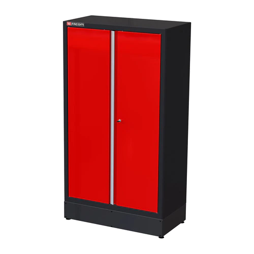 Facom 2 Door Lockable Floor Standing Storage Cabinet, 1000 x 509 x 1835mm