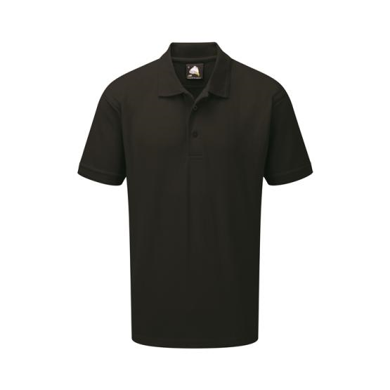 Orn Eagle Polo Shirt Black Cotton, Polyester Polo Shirt