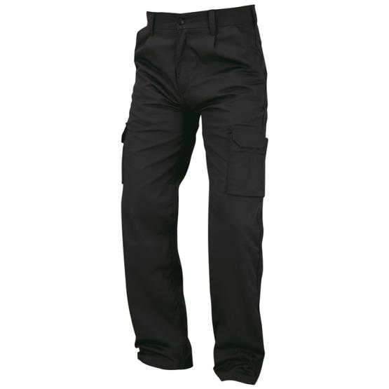 Orn Men's Condor Kneepad Combat Trousers Black Unisex's 35% Cotton, 65% Polyester Hard Wear Trousers 30in