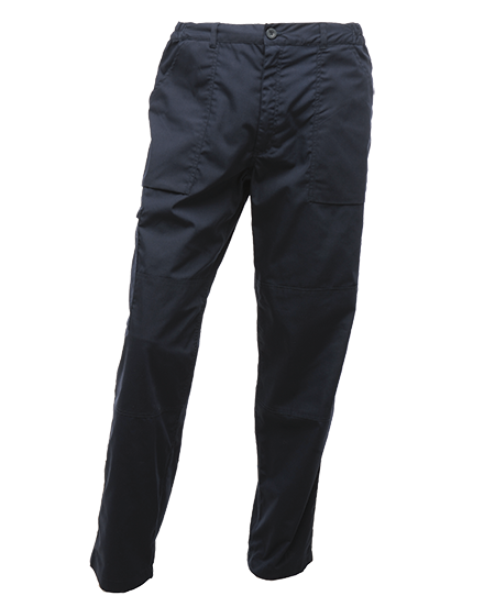 Regatta Professional TRJ334 Navy Women's Cotton, Polyester Water Repellent Trousers 26in
