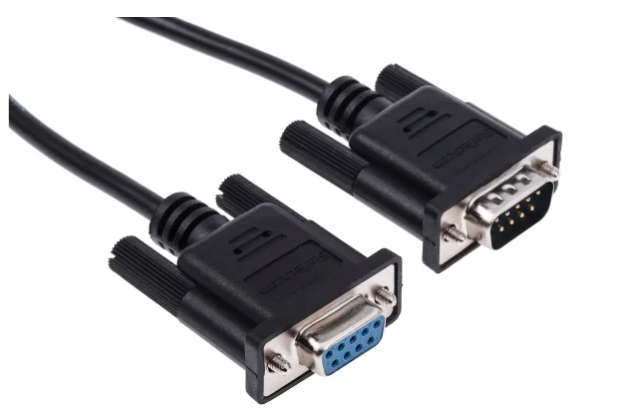 Cable serie RS PRO, long. 500mm, color Negro, con. A: D-sub de 9 contactos Macho, con. B: D-sub de 9 contactos Hembra