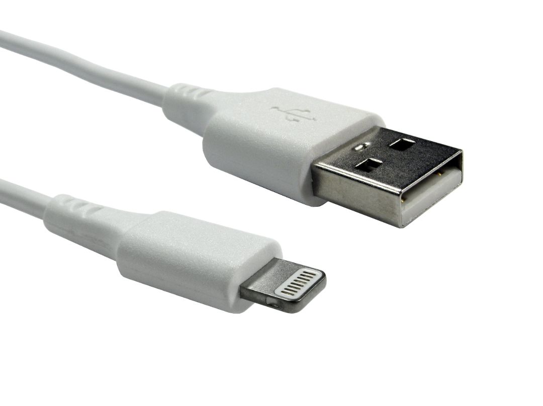 RS PRO Male USB A to Male Lightning  Cable, USB 2.0, 3m