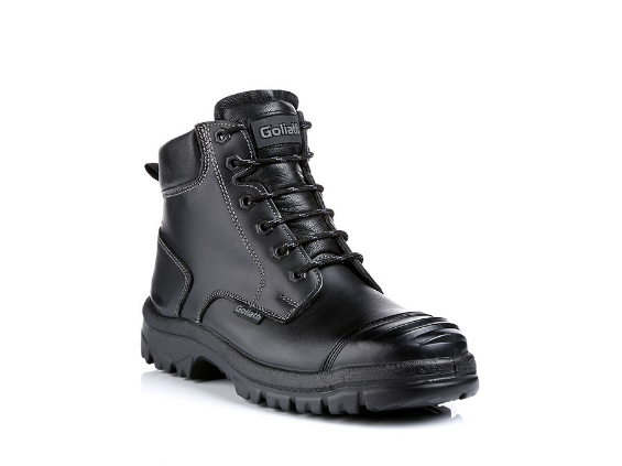 Goliath SDR10CSI Black Steel Toe Capped Mens Safety Boots, UK 7, EU 40