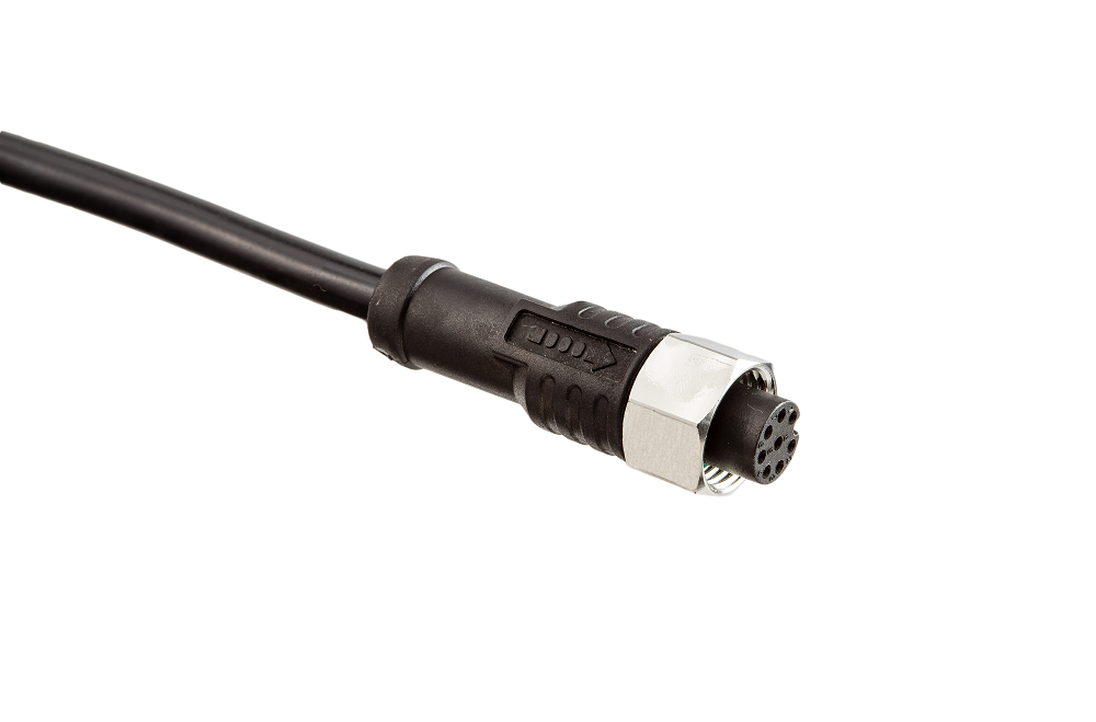 Amphenol M12 Straight Female M12 to Unterminated Sensor Actuator Cable, 5 Core, 1m
