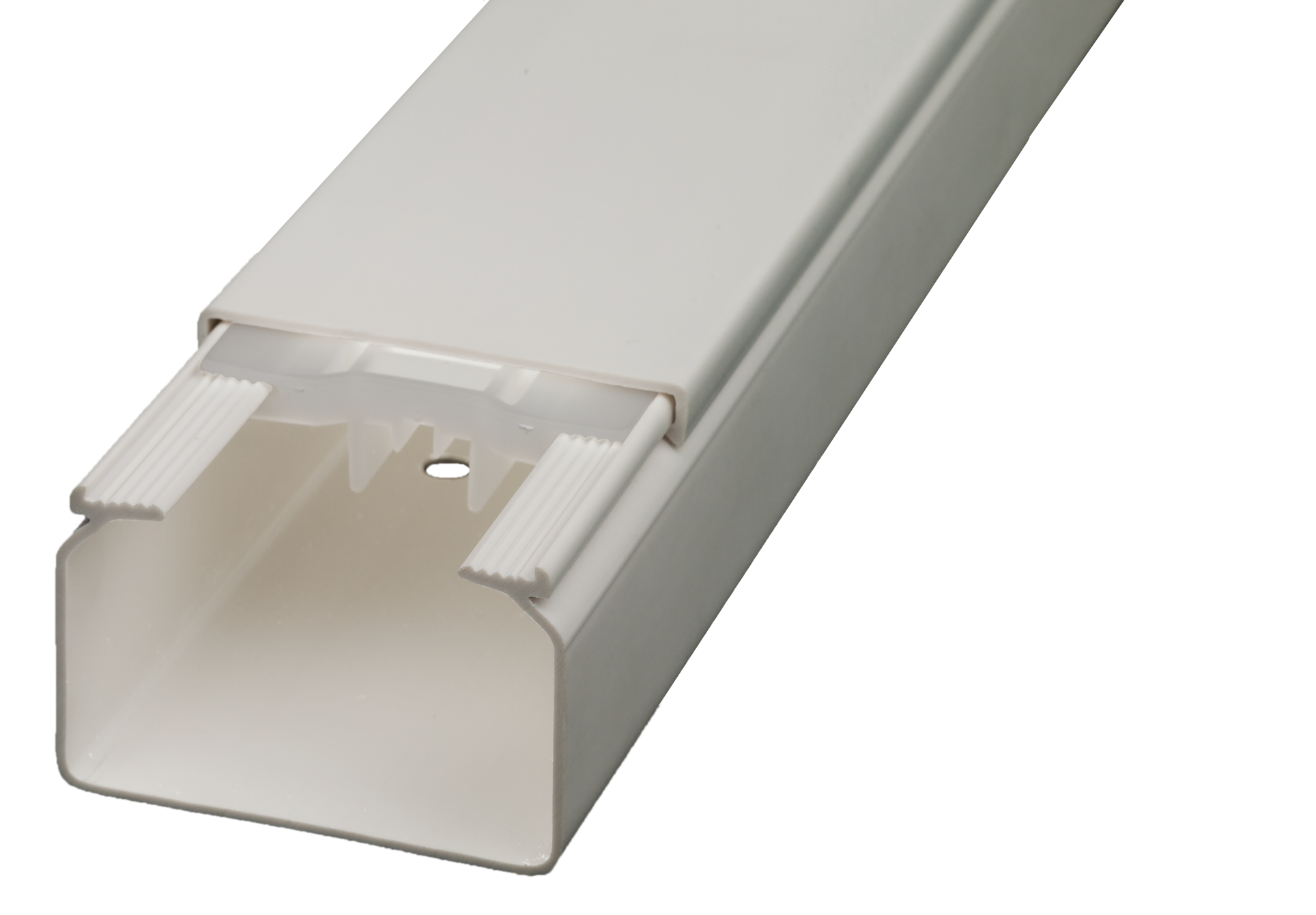 RS PRO White Mini Trunking, W90 mm x D60mm, L2m, PVC RS