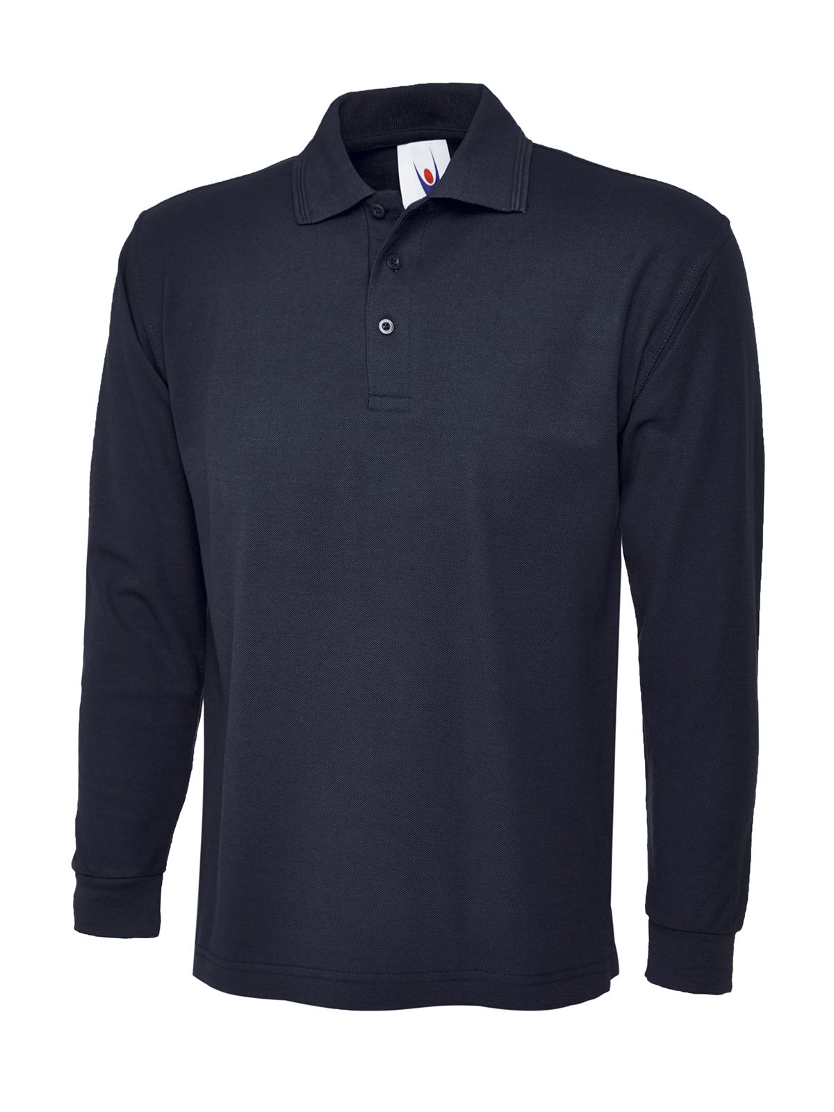 Uneek UC113 Navy Cotton, Polyester Polo Shirt, UK- 46 → 48in, EUR- 117 → 122cm
