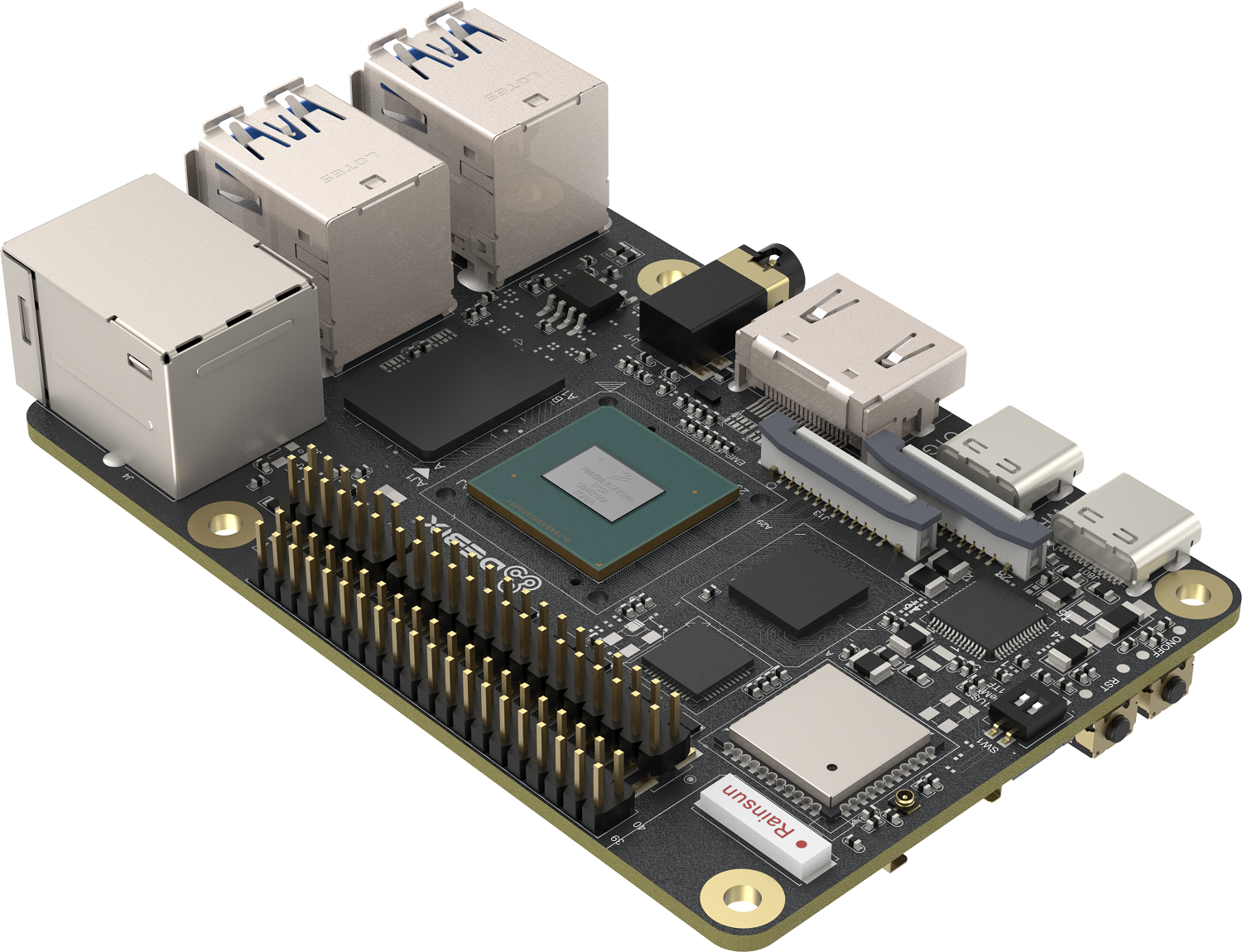 Polyhex シングルボードコンピュータ ARM Cortex A-53 EMB-iMX8MP-02