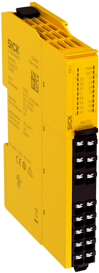 Sick Dual-Channel Safety Relay Safety Relay, 24V dc, 2 Safety Contact(s)
