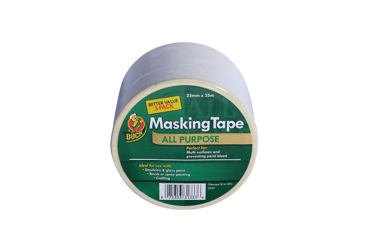 DUCK TAPE 260121 Beige Masking Tape 25mm x 25m