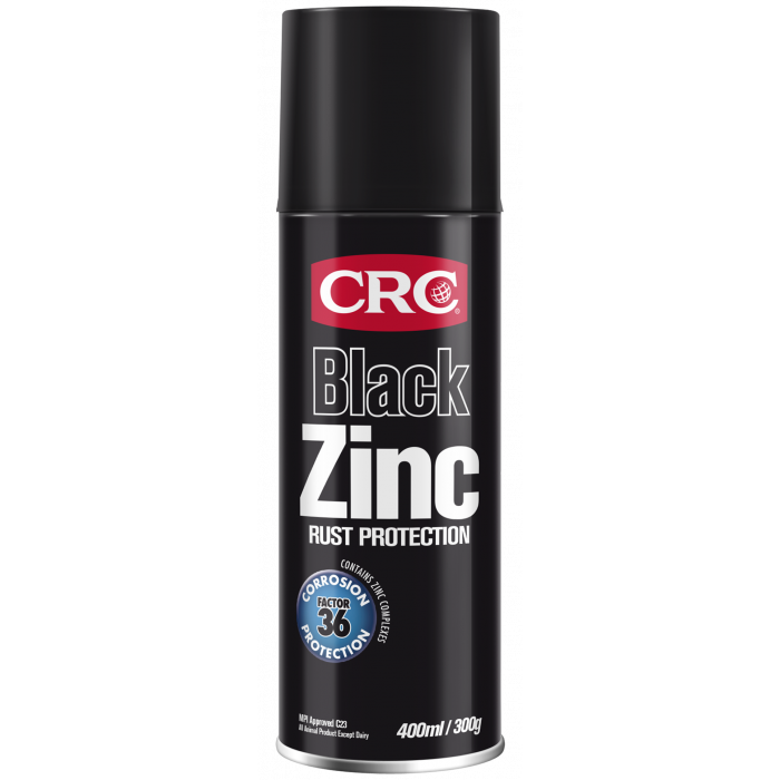 CRC 400ml Black Satin Zinc Spray Paint