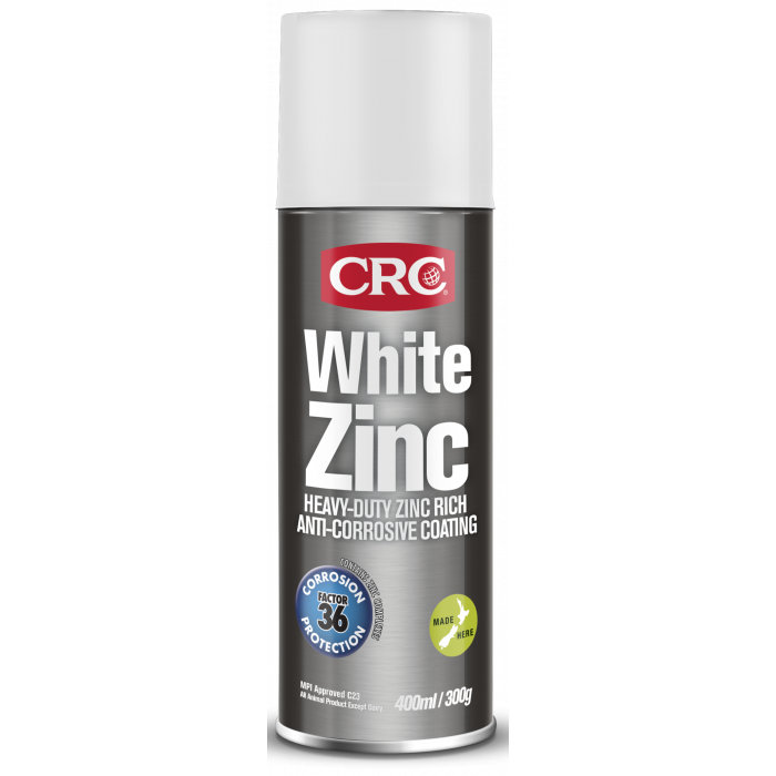 CRC 400ml White Satin Zinc Spray Paint
