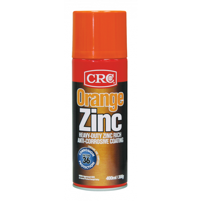 CRC 400ml Orange Satin Zinc Spray Paint