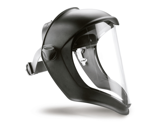 Honeywell Safety No Visor with Brow, Chin Guard , Resistant To Chemical, Oil