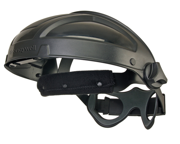 Honeywell Safety No Face Shield Headgear with Head Guard , Resistant To Chemical Splashes, Flying Particles