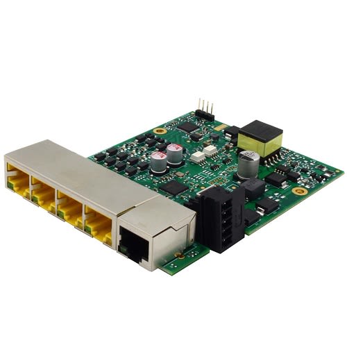 Conmutador Ethernet Brainboxes SW-125, 5 puertos RJ45, 100Mbit/s