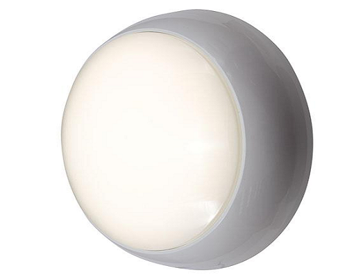 Ansell Lighting Round LED Bulkhead Light, 12 W, 230 V, IP65