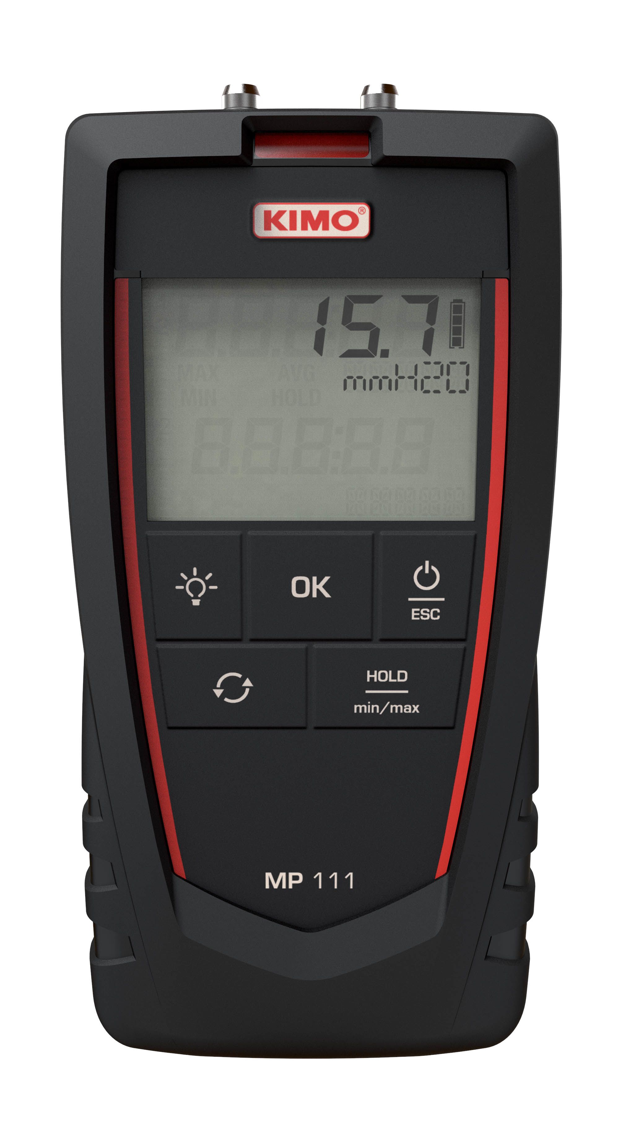 KIMO Differential Manometer With 2 Pressure Port/s, Max Pressure Measurement 9806.65Pa