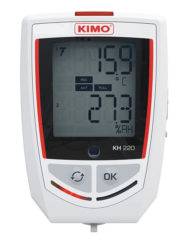 KIMO KH-220-O Temperature & Humidity Data Logger, 3 Input Channel(s)