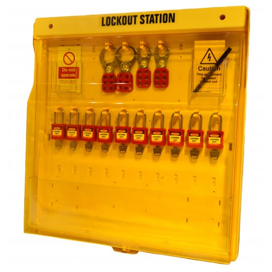Spectrum Industrial 10 Padlock Lockout Station