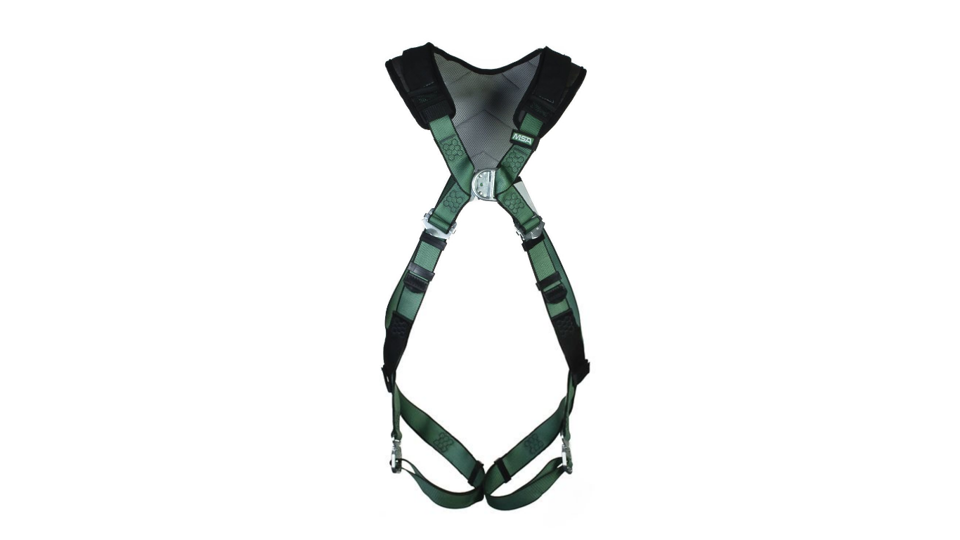 MSA Safety 10206053 Front, Rear Attachment Safety Harness ,XL