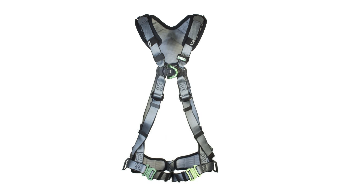 MSA Safety 10206534 Front, Rear Attachment Safety Harness ,M/L