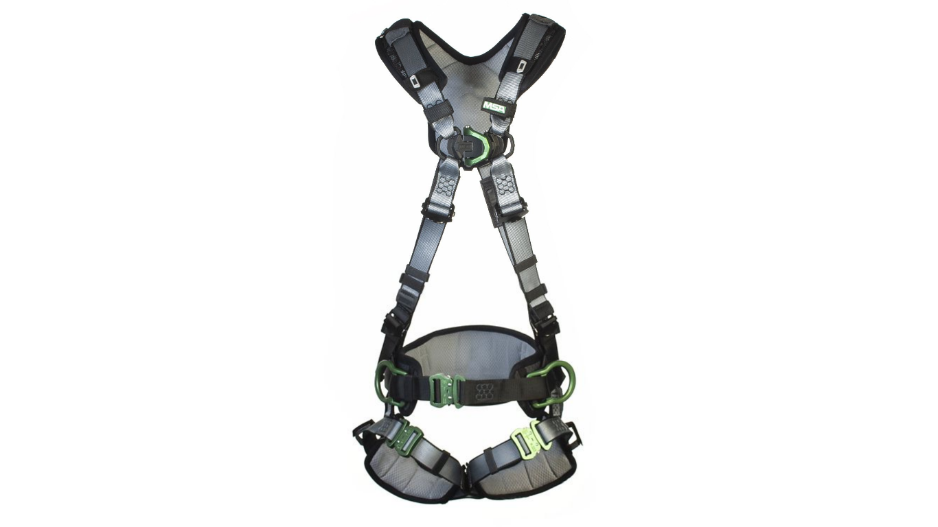 MSA Safety 10206546 Front, Rear Attachment Safety Harness ,M/L