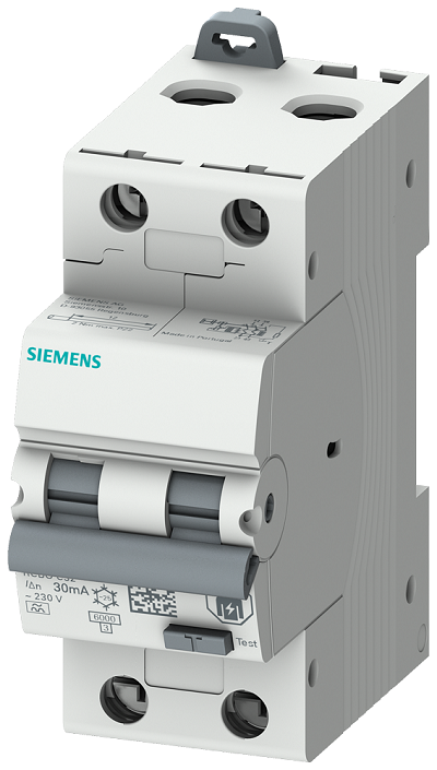 5SU1326-6FP16 | Siemens Type B RCBO - 2P, 16A Current Rating, 5SU1 ...