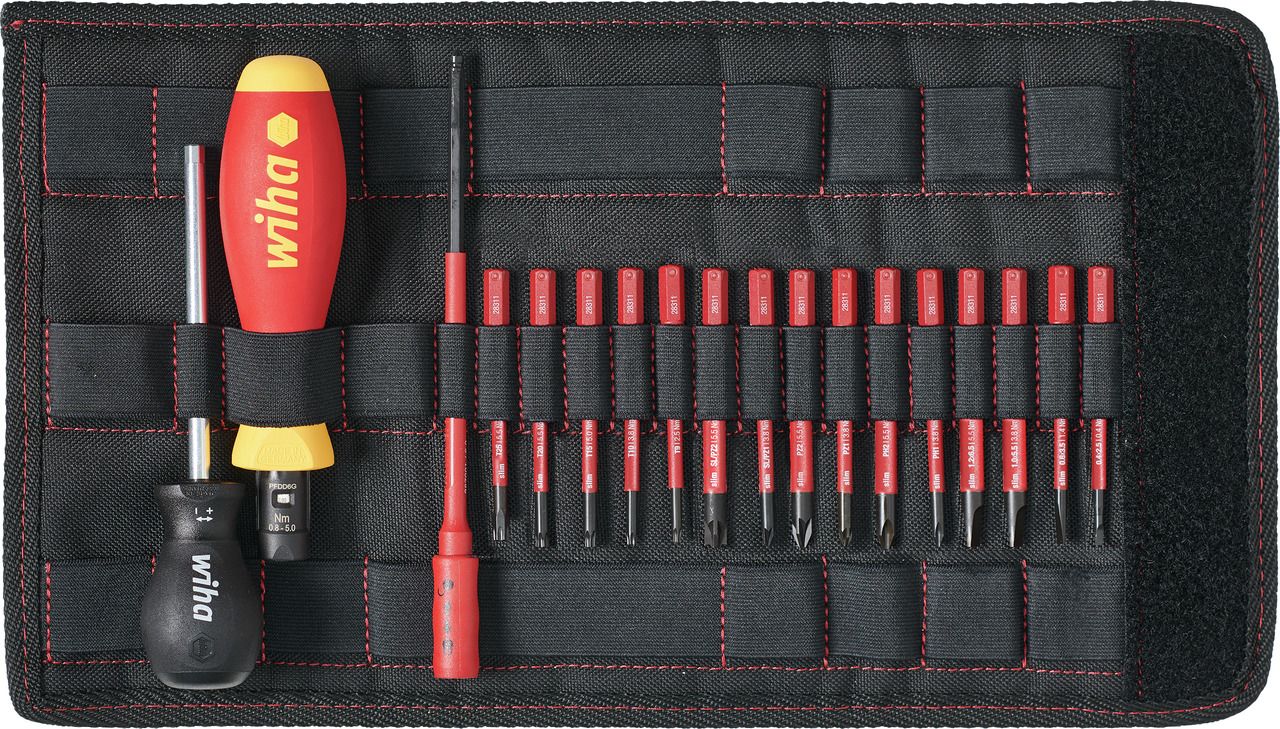 36791 Wiha Tools Hex Adjustable Screwdriver Set, 0.8 → 5.0Nm RS