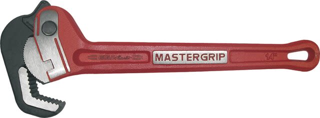 Ega-Master Csavarkulcs 25,4 mm, Fekete bevonat (mozgatható és recés pofa), Piros színű epoxipor (általános célú)