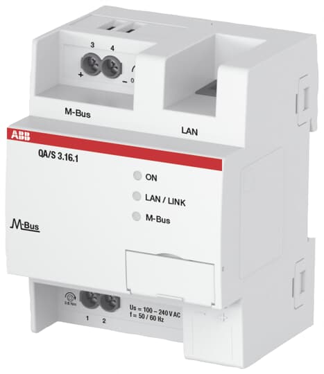 ABB Monitoring Module for use with m-Bus System, 3.54 x 2.83 x 2.53 in
