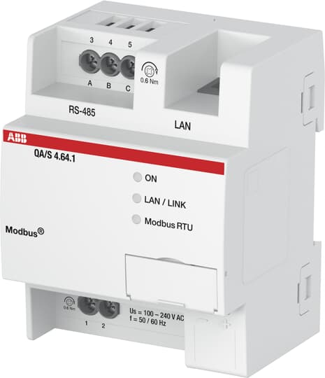 ABB Monitoring Module for use with Modbus System, 3.54 x 2.83 x 2.53 in