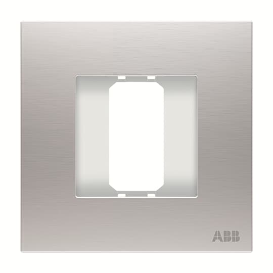 Vypínač světla, řada: AMD Tlačítko Zapuštěná montáž barva Stříbrná, rozsah: Millenium