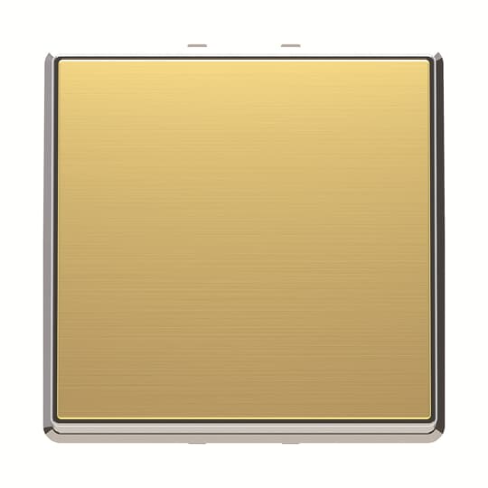 Vypínač světla, řada: AMD Tlačítko Zapuštěná montáž 1cestný barva Zlato 1pólový, rozsah: Millenium
