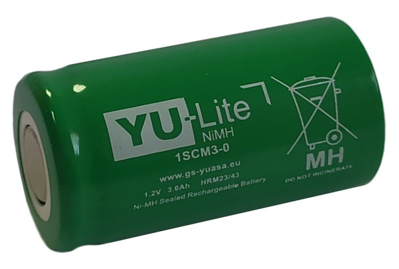 Yuasa NiMH 1.2V, Sub-C Battery